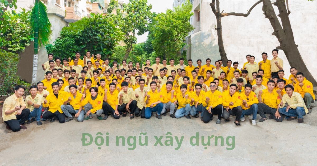 Đội ngũ thợ sửa nhà trọn gói