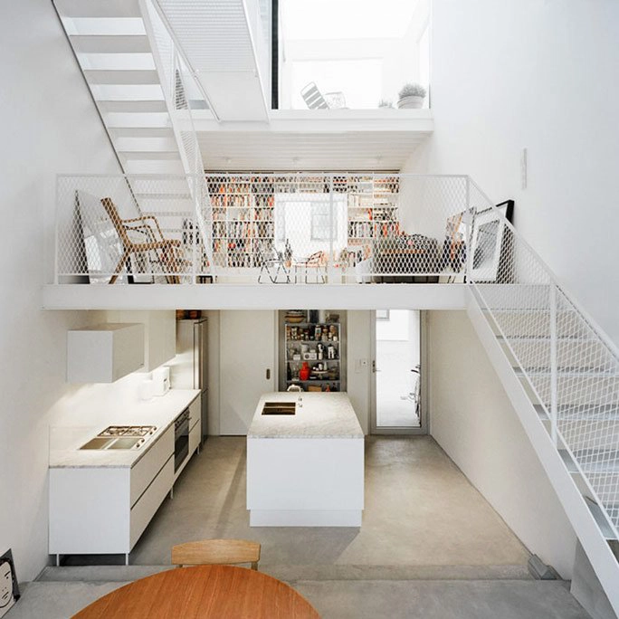 Thi công gác lửng